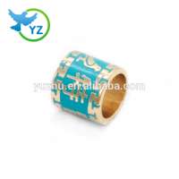 2020 NEW SKY BLUE enamel gold plated Champion racing pigeon ring