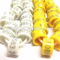 2016 plastic rings for pigeon birds chicken 6mm-18mm custom letters by YZ factory