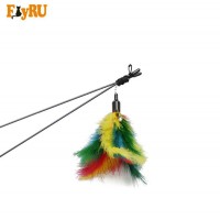 Reasonable Price Pet Products fashion design natural Interactive Feather cat wand