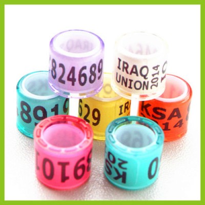 High Quality Transparant Plastic Bands Rings Pigeon bands, pigeon rings