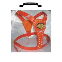 Rich Quality Leather Dog Harness  at Least Price